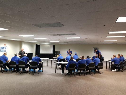 BROTHERS Plumbers and HVAC Techs have weekly meetings and training.