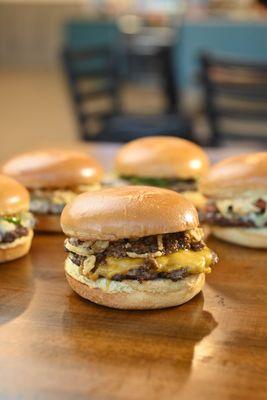 Sriracha, southwest, classic signature burgers