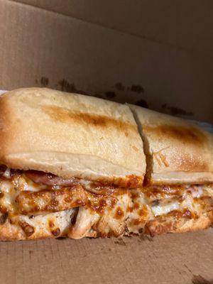 Chicken parm. Sandwich