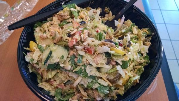 Chopped Salad with Tuna = very fresh and tasty