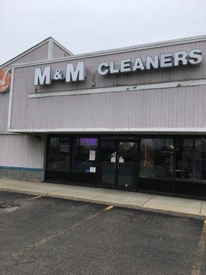 Storefront looks a little rundown but it is inside that counts when dealing with a Dry Cleaning business