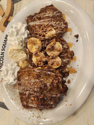 Banana bread French toast