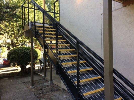 Repair and installation of staircases, handrails, steps.