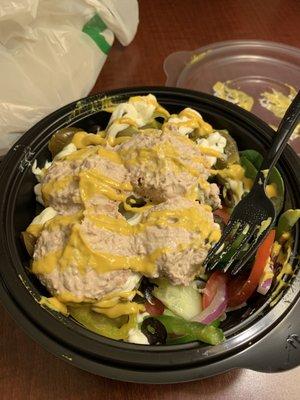 Tuna protein bowl