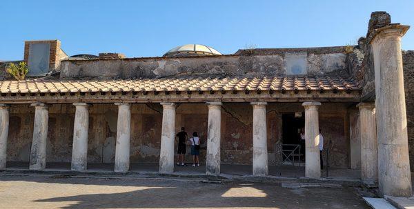 Spa house at Pompei, Italy