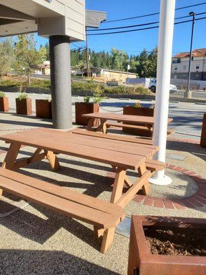 Outdoor seating