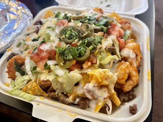 Shrimp & Steak Nachos