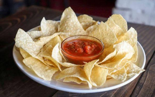 Homemade chips and salsa!