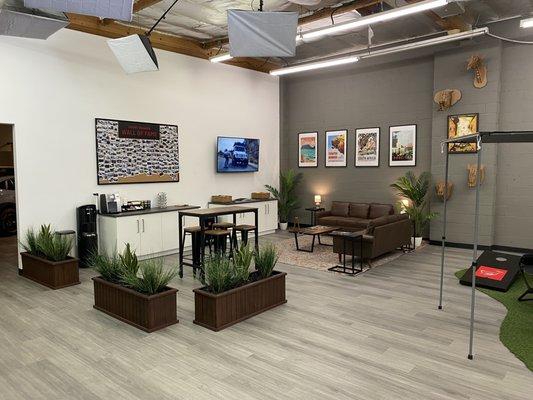 Customer Lounge at Front Runner Experience Center - Agoura Hills, CA