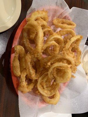 The onion rings