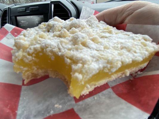 Lemon bar $4.95