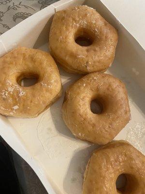 There was literally tiny dots of mold on all the donuts. How disgusting!