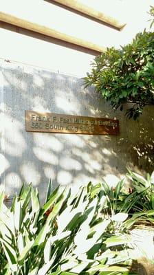 Signage:  Frank F. Fasi Municipal Building