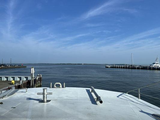 At the Sandusky dock prior to departing.