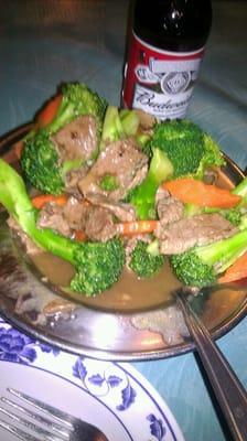 Broccoli beef.