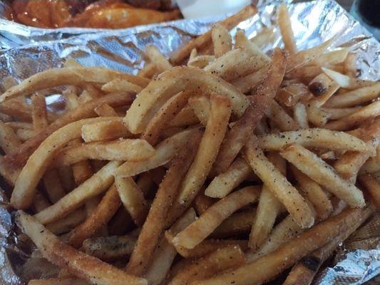 French fries--do not recommend, overcooked thin fries, didn't finish.