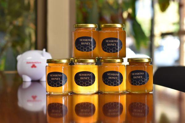 Aaron Sessions is also a local beekeeper! Stop by the office for a FREE jar of honey.