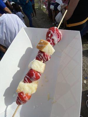 Strawberry Shortcake on a stick