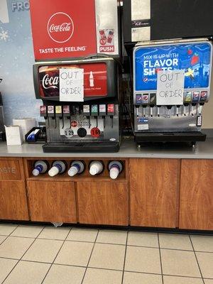 No fountain drinks!