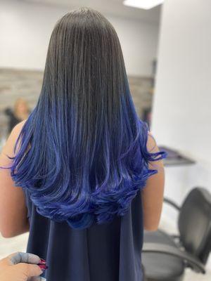 Ombré Blue