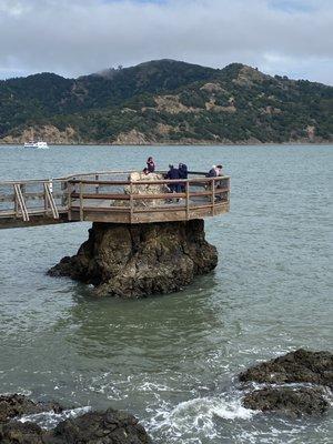 Pier built on the rock!!