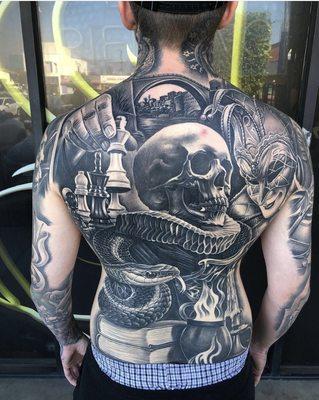 Healed back piece