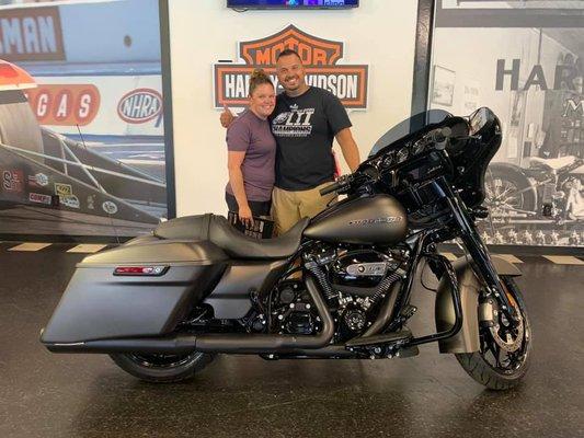 Congrats Jason & Sarah on their new 2020 Street Glide Special!