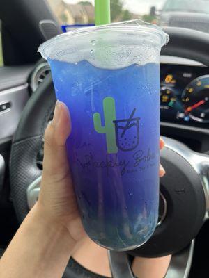 Bluebonnet lemonade w/ kiwi boba