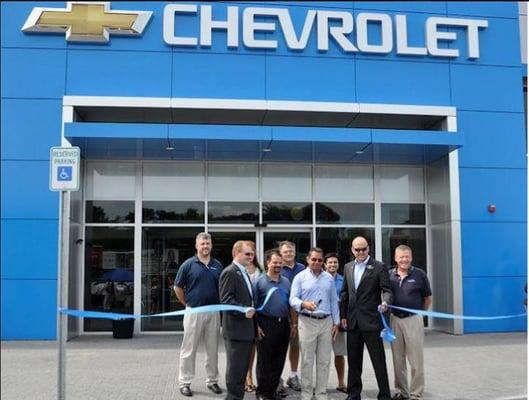 Ribbon Cutting at Portsmouth Chevy Grand Opening