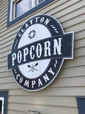 Clayton Popcorn Co logo