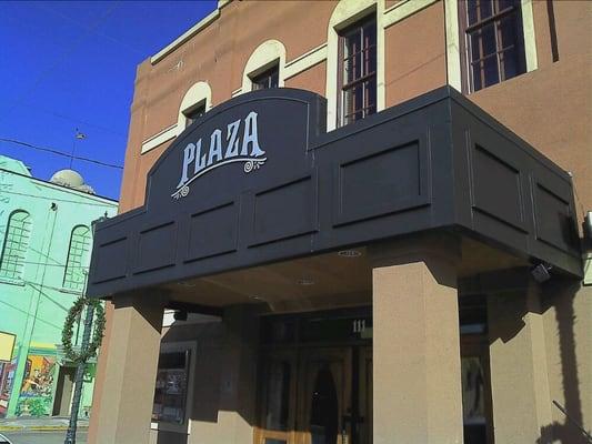 Plaza theatre streetfront