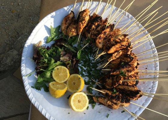 Passed App: Chicken Skewers