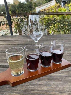 Tasting flight