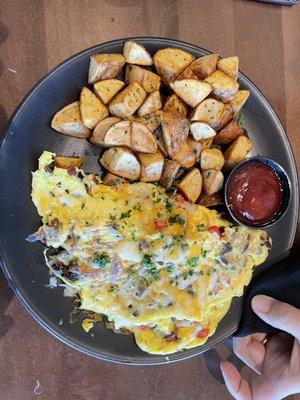 Veggie omelet