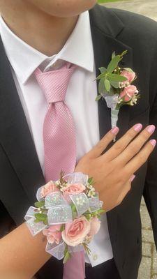 Corsage and boutonniere