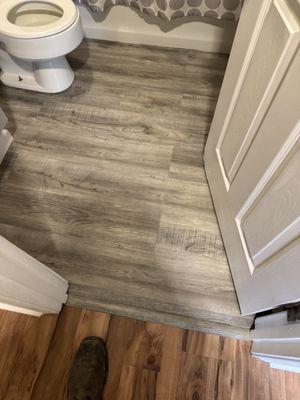 Bathroom flooring