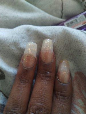 The worst nails job ever