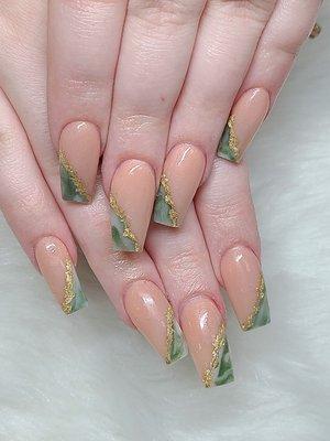 Gorgeous Jade Nails!