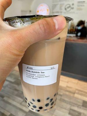 Lavender Milk Bubble Tea