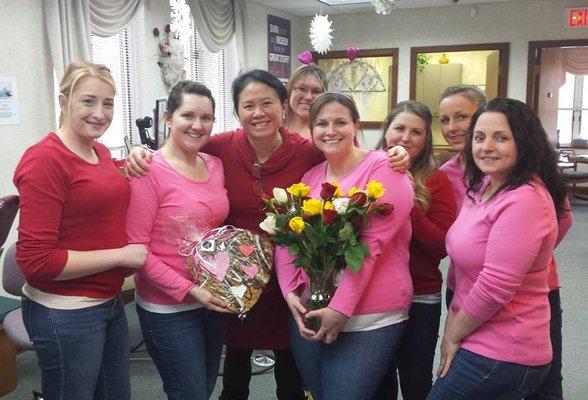 Valentine's Week at Amherst Orthodontics 2017