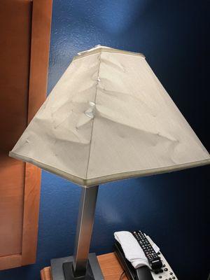 This lampshade looks like it went 10 rounds with Apollo Creed