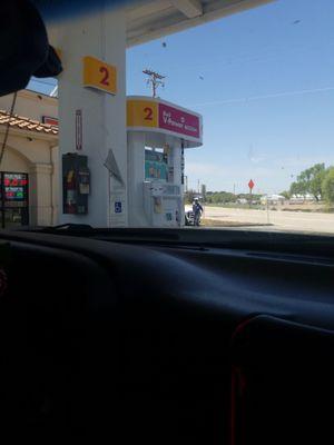 getting gas