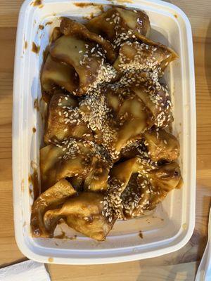 sesame 5. Wontons with Sesame Sauce