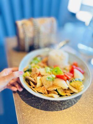 Veggie Gyoza, Kao Ka Moo