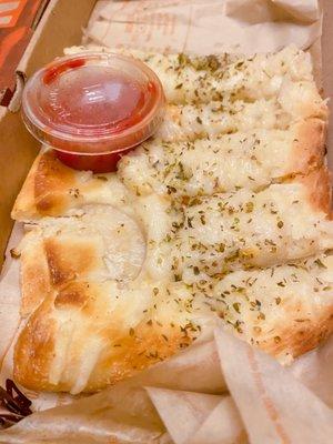 New item- Vegan cheesy bread!!