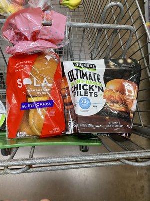 New Gardein Chick'n Patties and Low Carb Buns