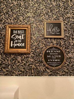 Cute sayings in the bathroom