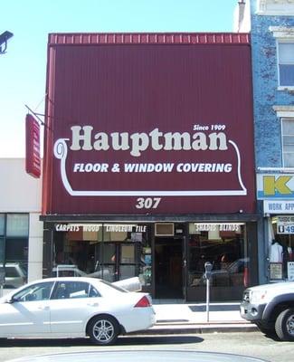 Hauptmans is located at 307 Central Avenue, next to Bank of America and across the street from Dunkin Donuts.