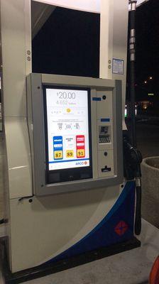 Cool gas pump screen