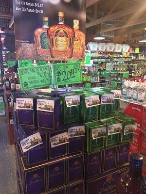 Crown Royal on sale